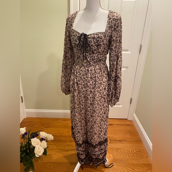 New Free People Forever Timeless Soulmate Boho Jumpsuit Size XS - Picture 12 of 16